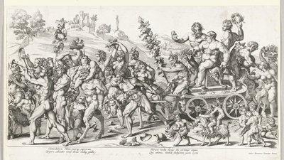 Triumph des Bacchus, rechte Hälfte von François Chauveau (attributed to)
