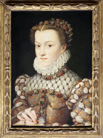 Porträt von Elisabeth von Österreich von François Clouet