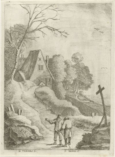 Hügelige Landschaft von François Deroy