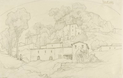 Rocca di Papa von François Edouard Bertin