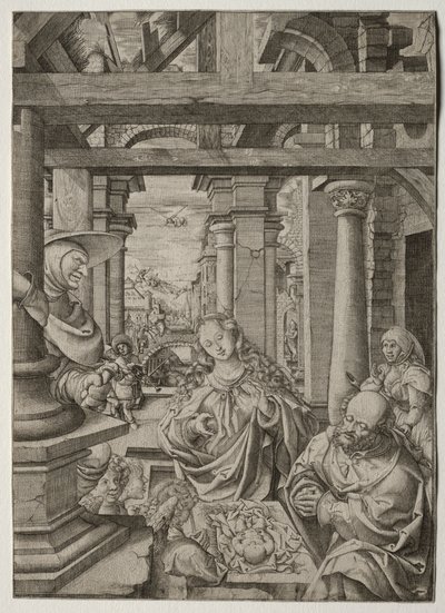 Anbetung der Hirten von Frans Crabbe van Esplegem