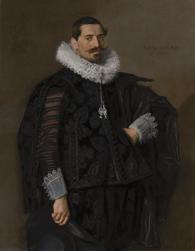 Porträt von Jacob Olycan, 1625 von Frans Hals