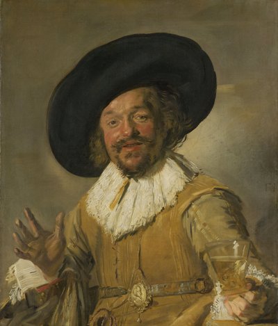 Der fröhliche Trinker von Frans Hals