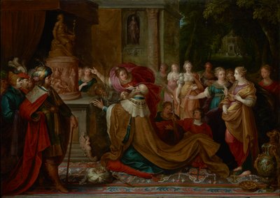 Der Götzendienst Salomos von Frans II the Younger Francken