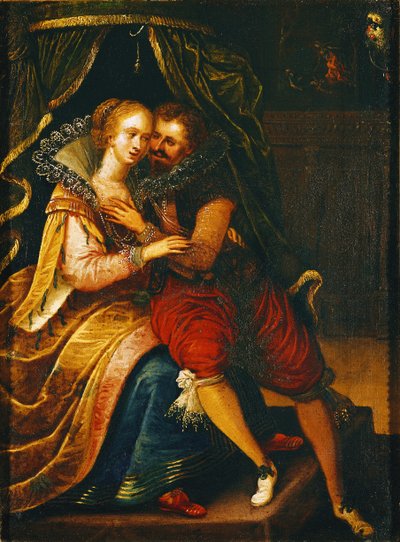 Die fünf Sinne: Tastsinn von Frans Pourbus the Younger