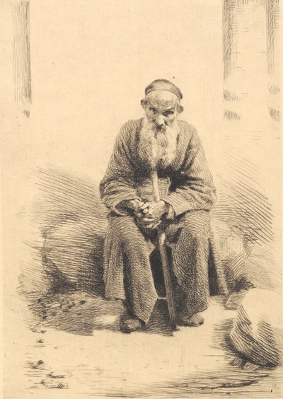 Ein alter Orientale von Frans Schwartz