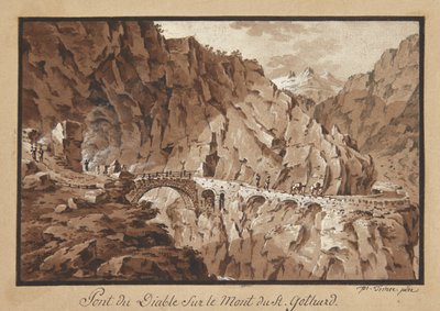 Schweizer Aussicht von Frans Xaver Triner