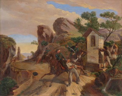 Banditenüberfall von Frantisek Belopotocky