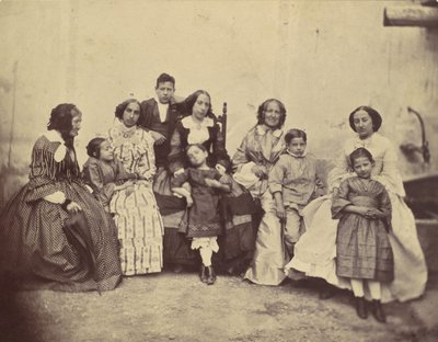[Zehn Mitglieder der Antoine-Familie], 1850er-60er von Franz Antoine