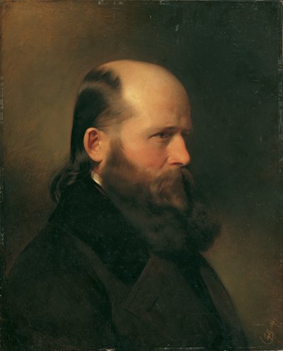Der Schriftsteller und Musiker Dr. Groß von Franz Eybl