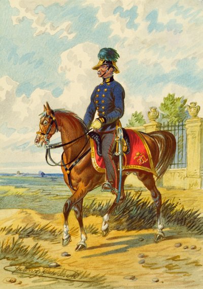 Soldat zu Pferd von Franz Gerasch