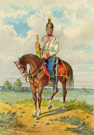 Soldat zu Pferd von Franz Gerasch