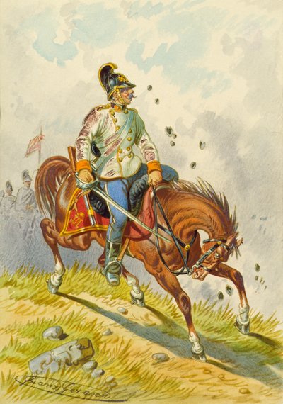 Soldat zu Pferd von Franz Gerasch