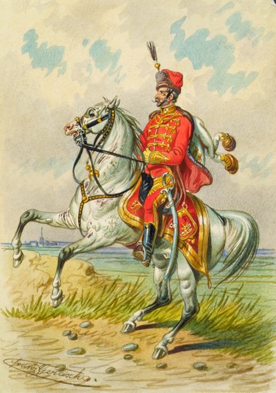 Soldat zu Pferd von Franz Gerasch