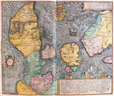 Jütland, Dänemark (Stich) von Franz Hogenberg
