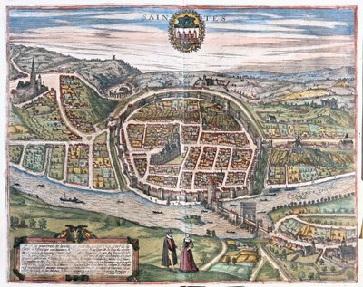 Saintes, Frankreich von Franz Hogenberg