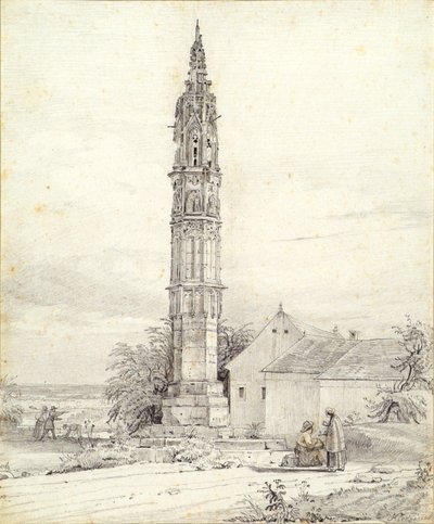 Das "Ewige Licht", die Pestsäule, in Klosterneuburg von Franz Kletzinsky