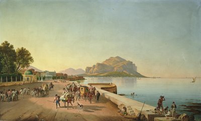 Ein Spaziergang in Palermo von Franz Ludwig Catel