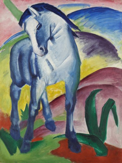 Blaues Pferd I von Franz Marc