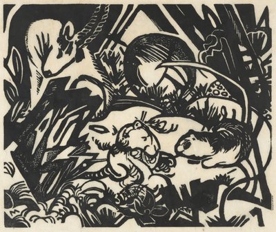 Tierlegende von Franz Marc