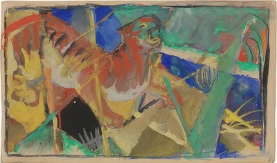 Tiger im Dschungel von Franz Marc