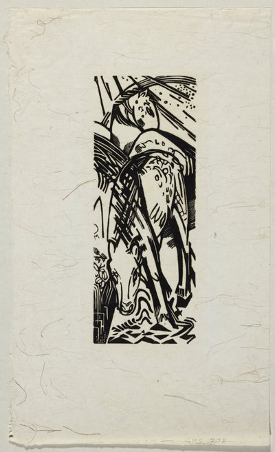Trinkendes Pferd von Franz Marc