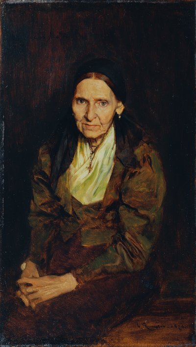 Die Mutter des Künstlers von Franz Rumpler