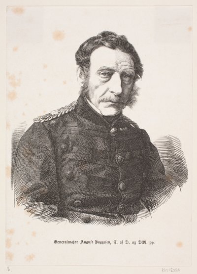 Generalmajor August Baggesen von Franz Wilhelm Obermann