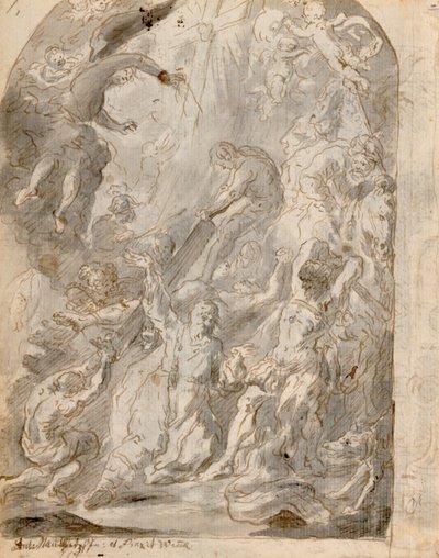 Martyrium des heiligen Judas Thaddäus von Franz Xaver Wagenschon