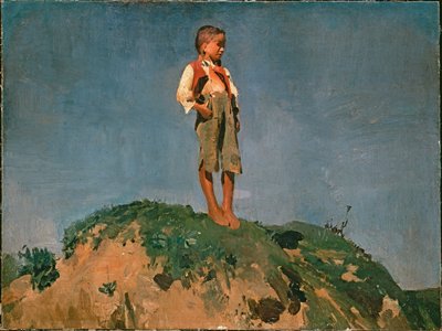 Hirtenjunge von Franz von Lenbach