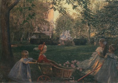 Kinder spielen, 1933 von Franz von Matsch
