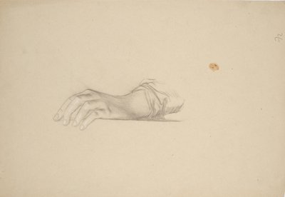 Handstudie von Franz von Matsch