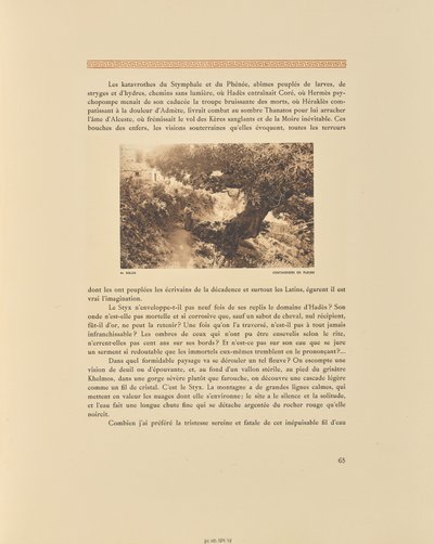 Solos. Kastanienbäume in Blüte von Frédéric Boissonnas