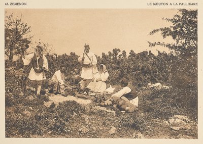 Zéménon. Das Schaf à la Pallikare von Frédéric Boissonnas