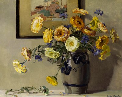Ringelblumen, ca. 1920 von Freda Marston