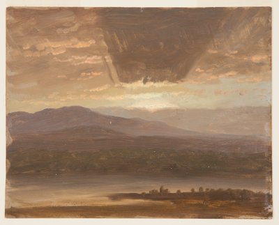 Catskills vom Hudson, New York von Frederic Edwin Church