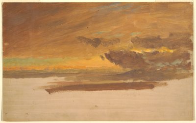 Wolkenstudie von Frederic Edwin Church