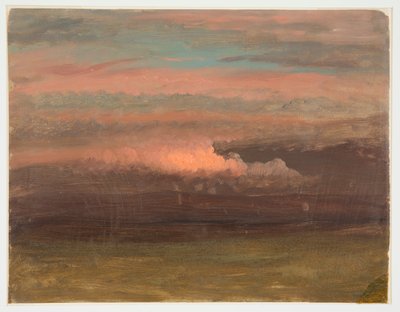 Wolkenstudie bei Sonnenuntergang von Frederic Edwin Church