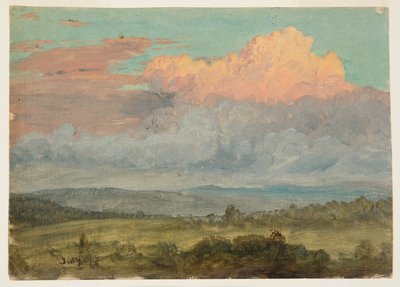 Wolken, Hudson Valley, New York von Frederic Edwin Church