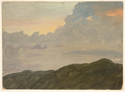 Hügel und Wolken von Frederic Edwin Church