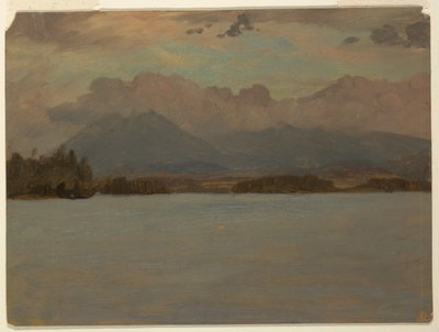 Mt. Katahdin vom Lake Katahdin von Frederic Edwin Church