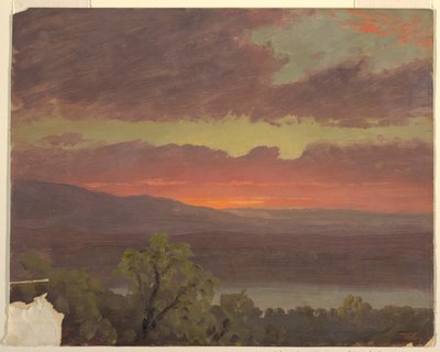 Sonnenuntergang in Jamaika von Frederic Edwin Church