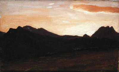Landschaft mit Hügeln von Frederic Leighton