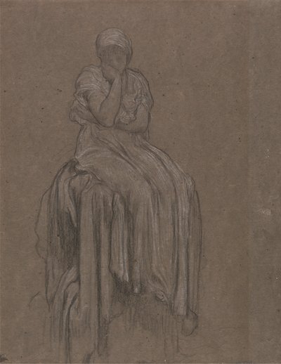 Studie für Einsamkeit von Frederic Leighton