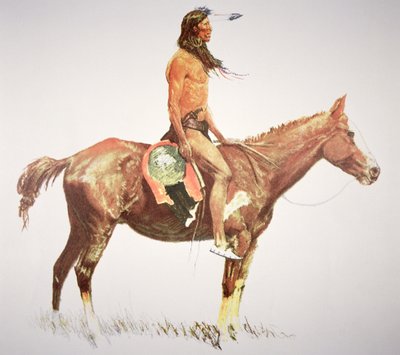 Ein Cheyenne-Krieger von Frederic Remington