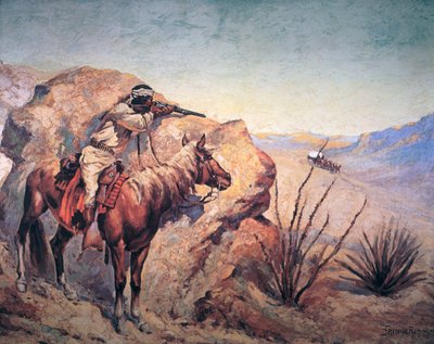 Apache-Hinterhalt von Frederic Remington