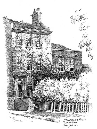 Stanfield House, Hampstead, London, 1912 von Frederick Adcock