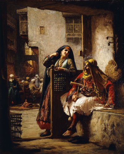 Ein Besuch des Häuptlings von Frederick Arthur Bridgman