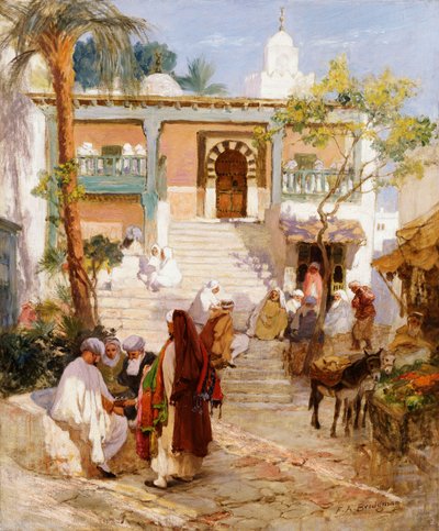 Auf dem Souk von Frederick Arthur Bridgman