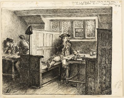 Der Lauscher von Frederick Barnard